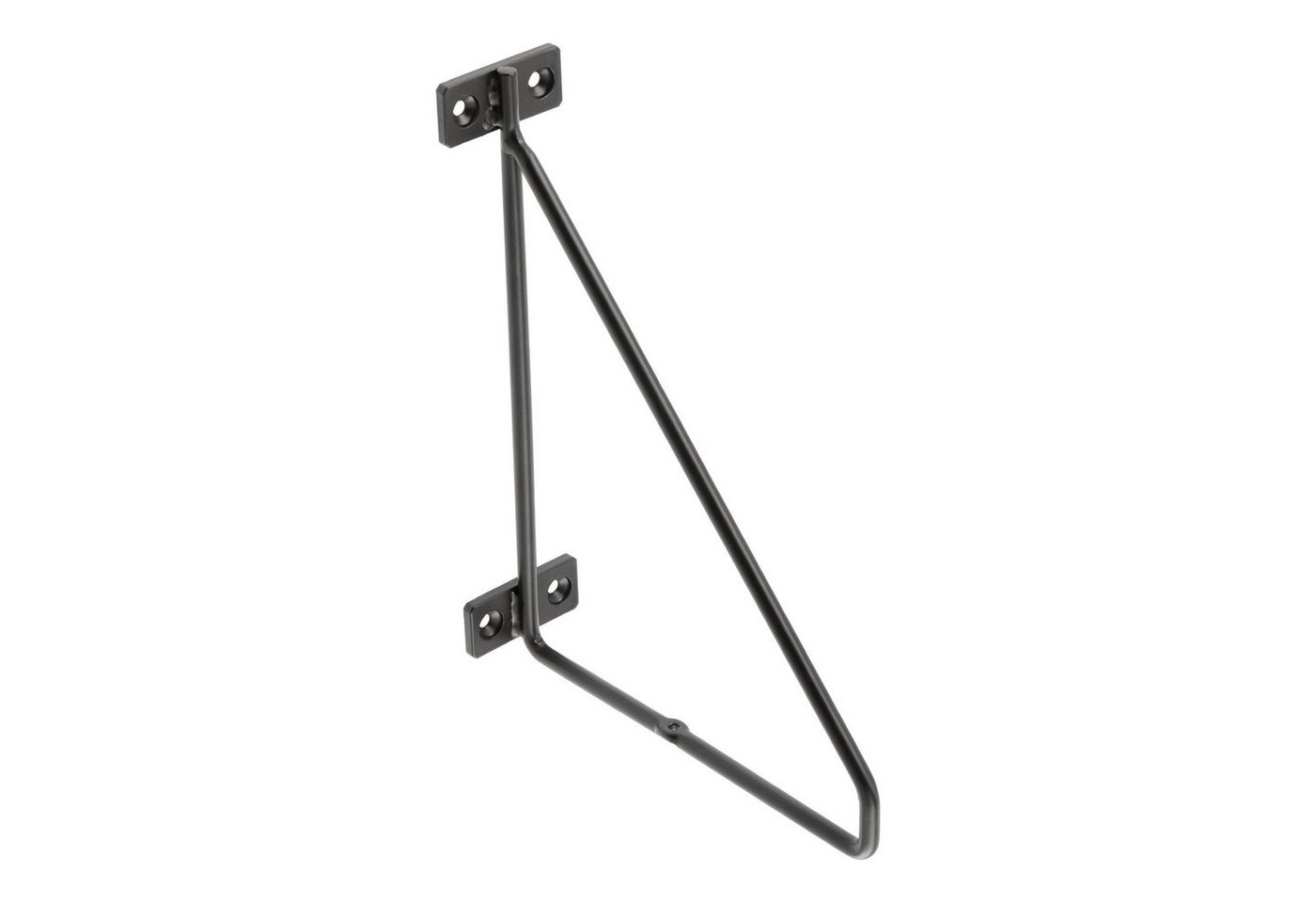 SO-TECH® Wandregalhalter Regalkonsole RK11 schwarz Stahl Regalwinkel für Holzplatten, 1-tlg., Tragkraft je Paar: 20 kg von SO-TECH®