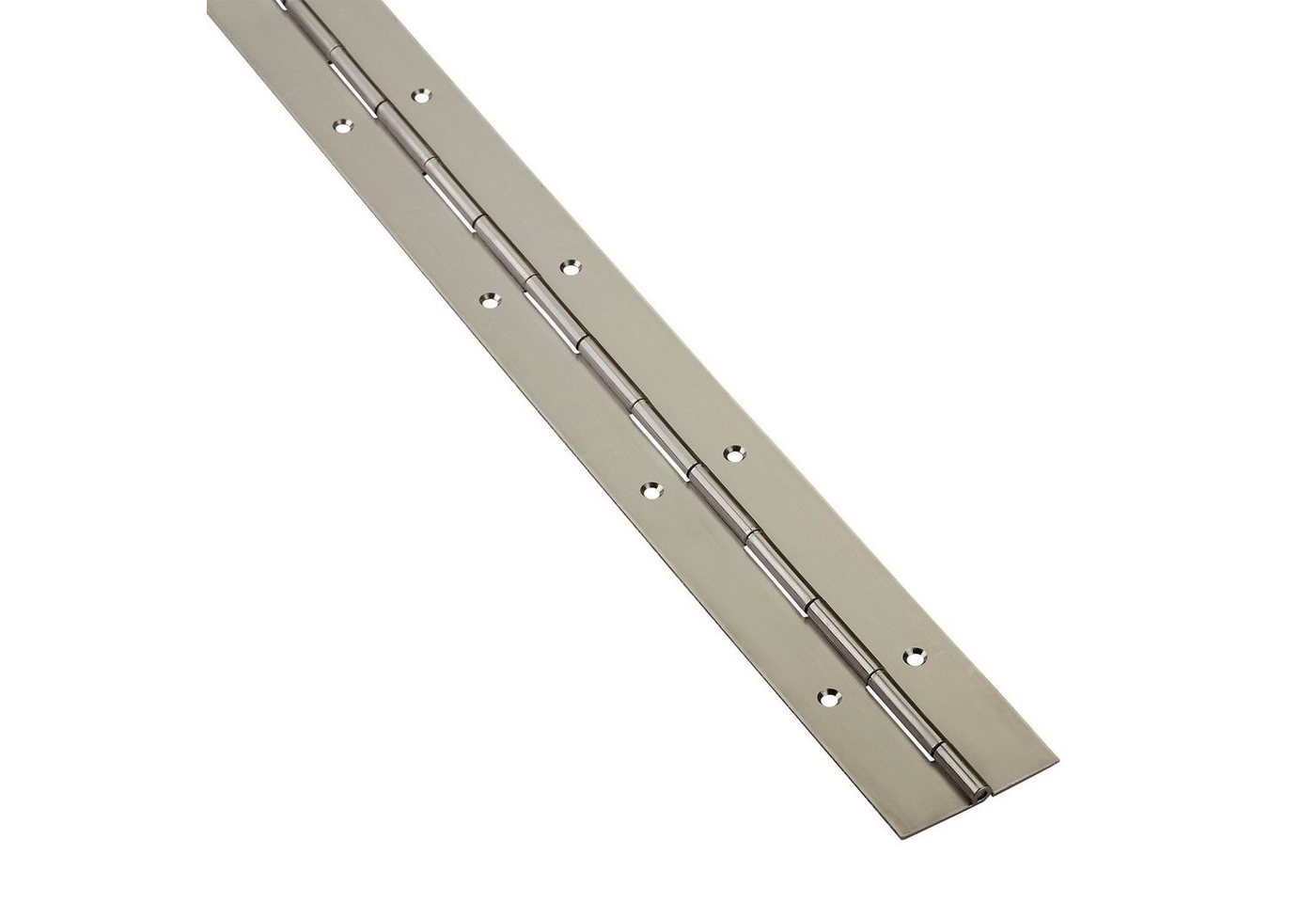 SO-TECH® Möbelbeschlag Stangenscharnier 1000 mm Edelstahl matt (1 St), 1000 x 50 x 1,5 mm von SO-TECH®
