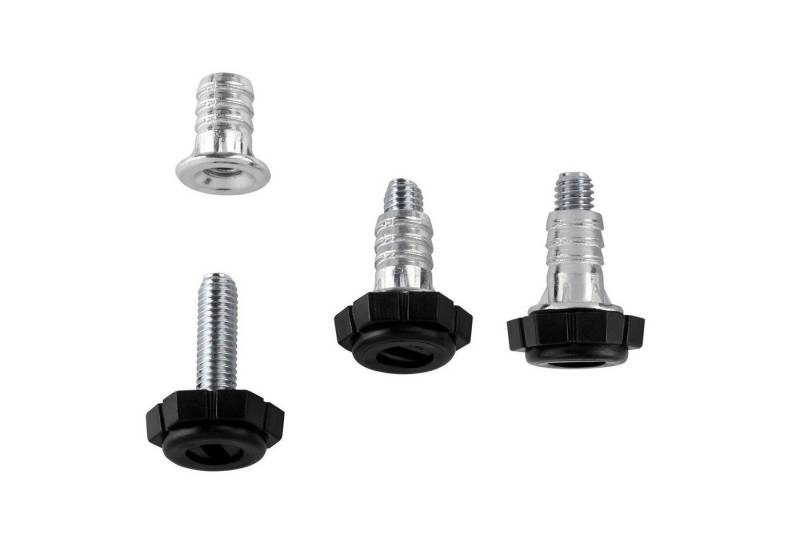 SO-TECH® Möbelfuß 10 Stück Verstellschraube M6 x 20,9 mm (Gesamtlänge 27,7 mm), (10-St), mit Einschlagmutter Verstellfüße Stellfüße Möbel-Regulierschraube von SO-TECH®