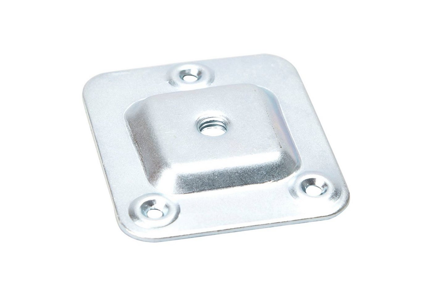 Salice Möbelfuß 4 Stück Tischbeinverbinder für Möbelbeine mit M8-Gewinde, (4-St), Anschraubplatte mit Bohrlöcher Ø 4 mm von Salice