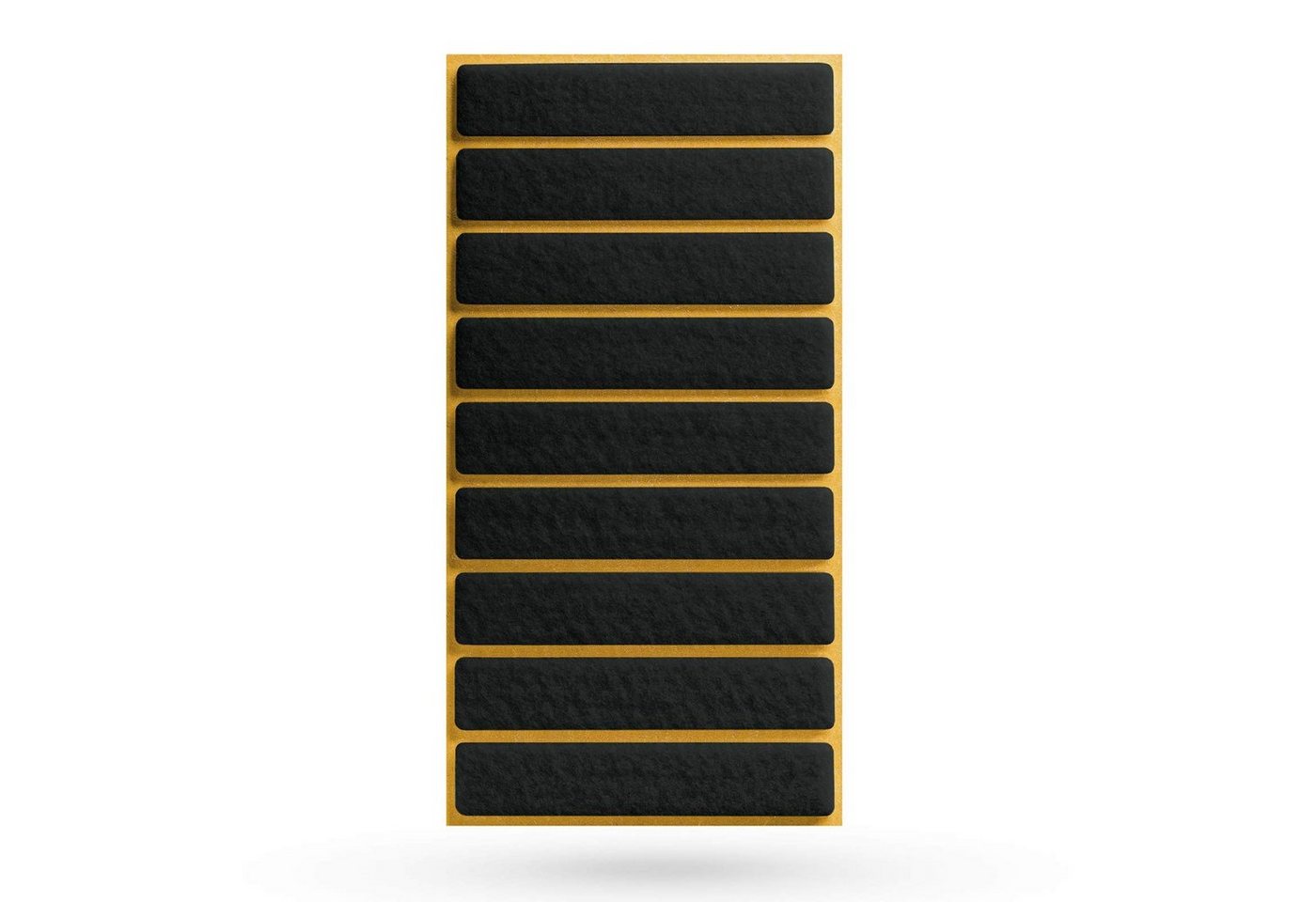 SO-TECH® Möbelfuß Filzgleiter 15 x 80 mm selbstklebend schwarz oder weiß, (9-St) von SO-TECH®