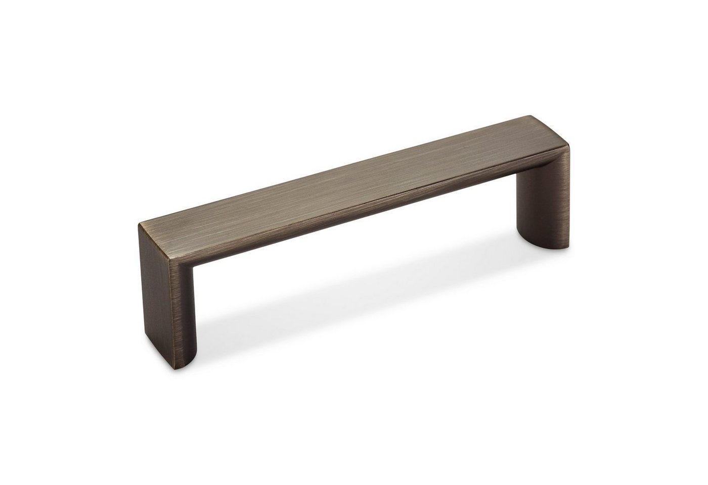 Salice Möbelgriff Edelstahloptik dunkel Bügelgriff SW75 BA 96 mm, Griff Schrankgriff Schubladengriff - incl. Schrauben von Salice