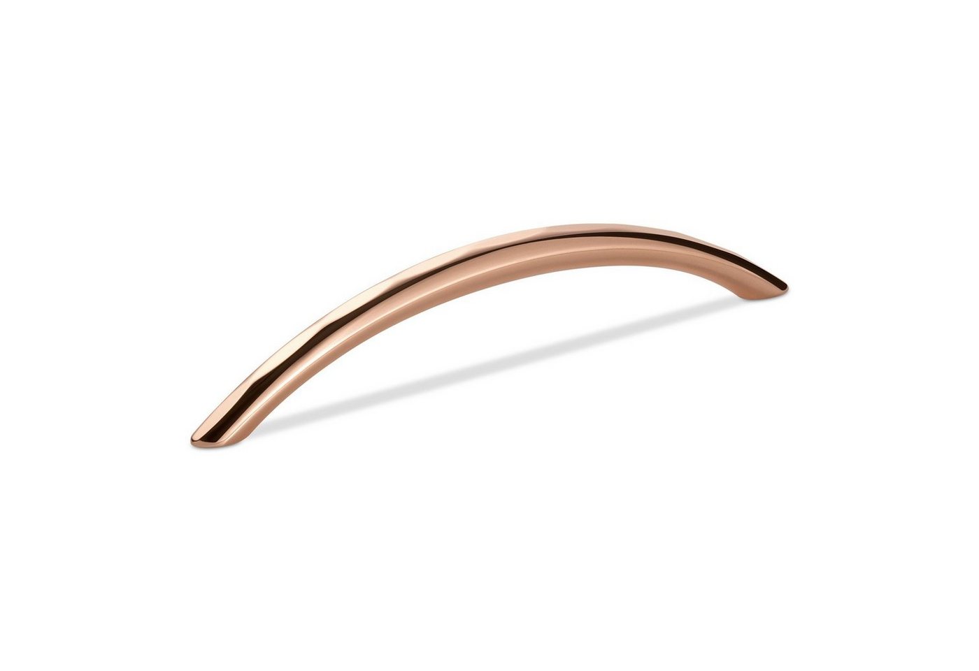 SO-TECH® Möbelgriff Bogengriff BRIST Kupfer oder Chrom BA 160 mm - incl. Schrauben, BA 160 mm Griff Schrankgriff Schubladengriff - incl. Schrauben von SO-TECH®