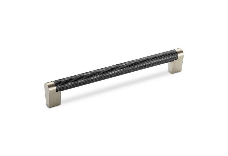 SO-TECH® Möbelgriff Bügelgriff GRATE Edelstahl gerändelt BA 192 - 320 mm - incl. Schrauben, Griff Schrankgriff Schubladengriff - incl. Schrauben von SO-TECH®