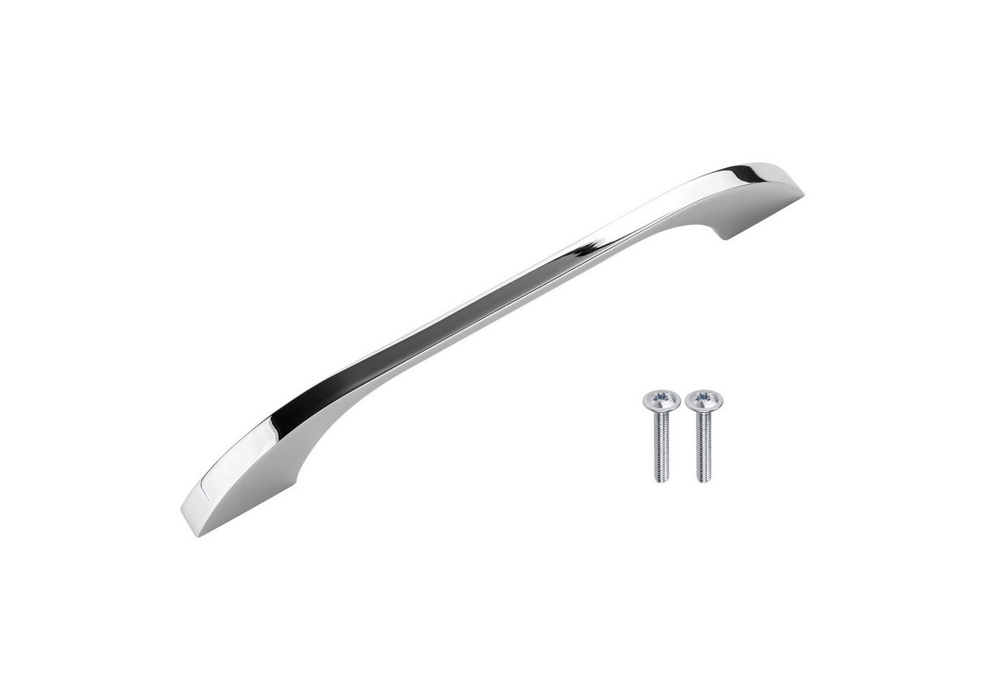 SO-TECH® Möbelgriff Bügelgriff TIAN BA 128 mm (LxBxH: 167 x 9 x 25 mm) Schrankgriff (1-St), Schubladengriff Chrom poliert von SO-TECH®