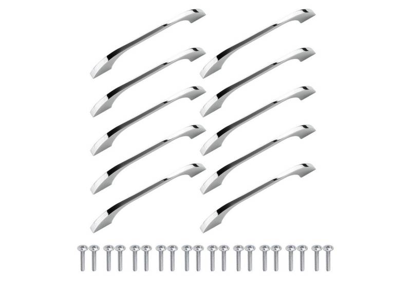 SO-TECH® Möbelgriff Bügelgriff TIAN BA 128 mm (LxBxH: 167 x 9 x 25 mm) Schrankgriff (10-St), Schubladengriff Chrom poliert von SO-TECH®