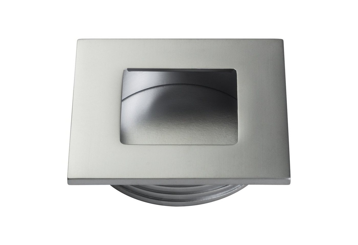 SO-TECH® Möbelgriff Einlassgriff Muschelgriff EL-05 40 x 40 mm, Wird in die Front eingefräst von SO-TECH®