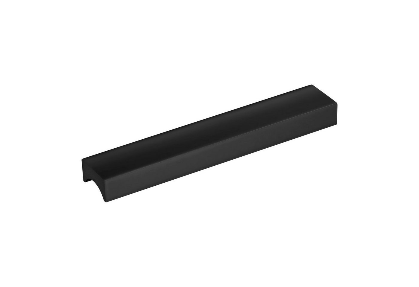 SO-TECH® Möbelgriff Griffleiste GÖTEBORG Aluminium Bohrlochabstände 32 - 320 mm, BA 32 mm Schwarz eloxiert inkl. Schrauben von SO-TECH®