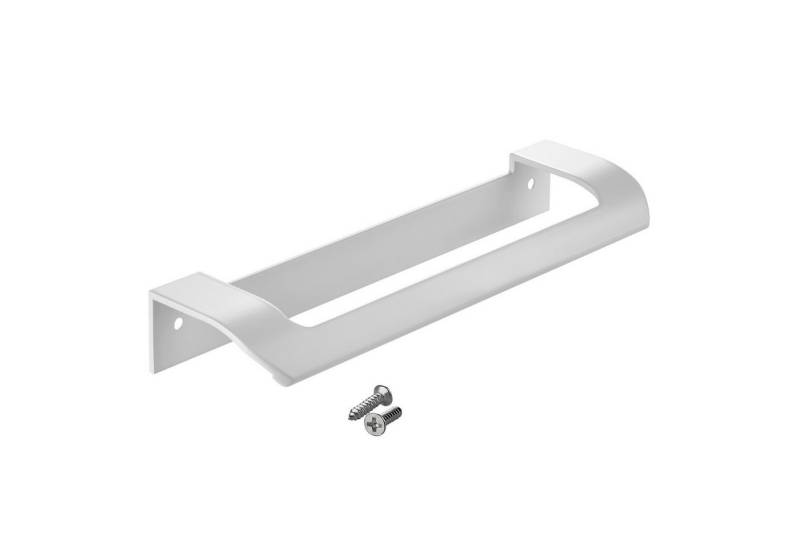 SO-TECH® Möbelgriff LYS Bohrlochabstand (BA) 160 mm Schrankgriff Schubladengriff (1-St), Griff passend für Schiebe- oder Falttüren, Weiß matt von SO-TECH®