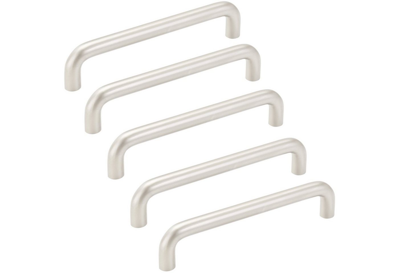 SO-TECH® Möbelgriff SW115 BA 160 mm Edelstahloptik matt inkl. Schrauben (50-St) von SO-TECH®