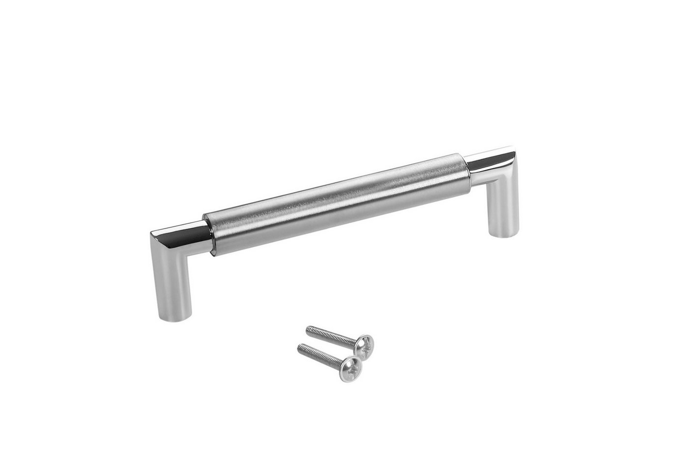 SO-TECH® Möbelgriff Stangengriff E9 echt Edelstahl Ø 16 mm BA 128 - 640 mm (10-St), Bohrlochabstand (BA) 128 mm, silber, inkl. Schrauben von SO-TECH®