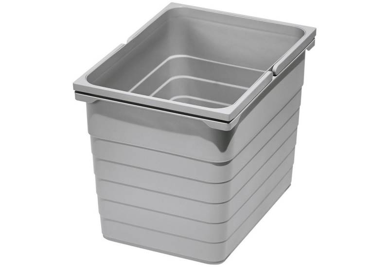SO-TECH® Mülleimer eins2vier Abfallsammler Höhe: 310 mm, Volumen 17 Liter 230 x 306 mm alugrau 5060 von SO-TECH®