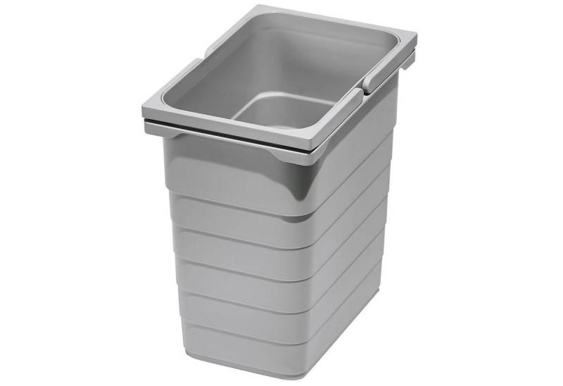SO-TECH® Mülleimer eins2vier Abfallsammler Höhe: 310 mm, Volumen 8 Liter 153 x 230 mm alugrau 5050 von SO-TECH®