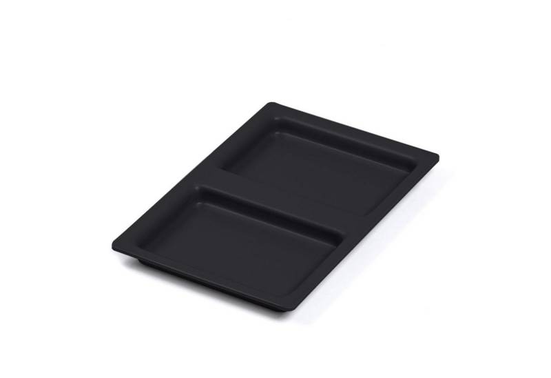 SO-TECH® Mülltrennsystem Ninka eins2vier Deckel für 6 L Abfallbehälter, 208 x 137 x 16 mm dunkelgrau von SO-TECH®