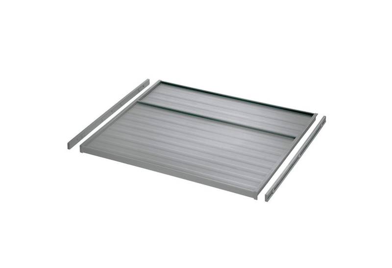 SO-TECH® Mülltrennsystem Ninka eins2vier Deckelplatte 5279.13 + Leiste 5279.11, für Korpusbreite 600 mm alugrau, Seitenstärke 16 mm von SO-TECH®