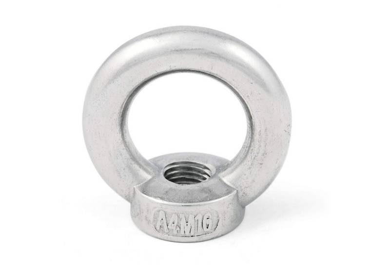SO-TECH® Ringmutter Ringmutter M8 + M10 Edelstahl AISI 316 (V4A), (5-St) von SO-TECH®