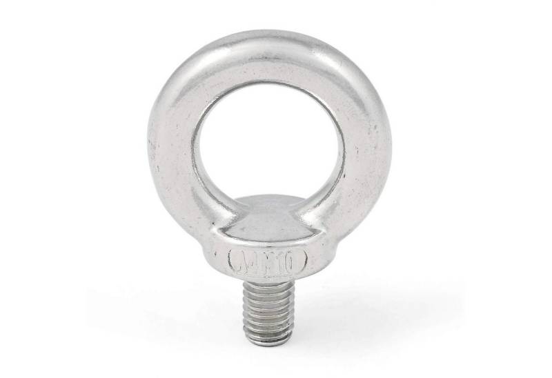 SO-TECH® Ringmutter Ringschraube M8 + M10 Edelstahl AISI 316 (V4A), (20-St), rostfrei salzwasserbeständig von SO-TECH®