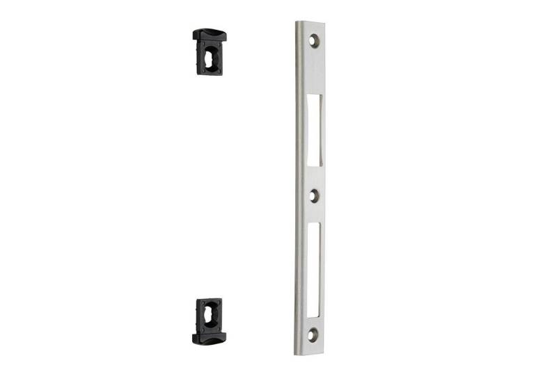 SO-TECH® Schließblech für Türrahmen Innentür, Türschließblech, U-Profilschließblech B-9000 eckig Stulp: 216 x 24 x 6 mm von SO-TECH®
