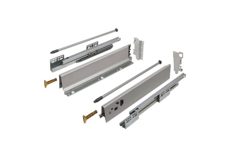 SO-TECH® Schubkasten Schubladensystem Modern Box Zargenhöhe 135 mm, Nennlänge 250-550 mm Soft-Close von SO-TECH®