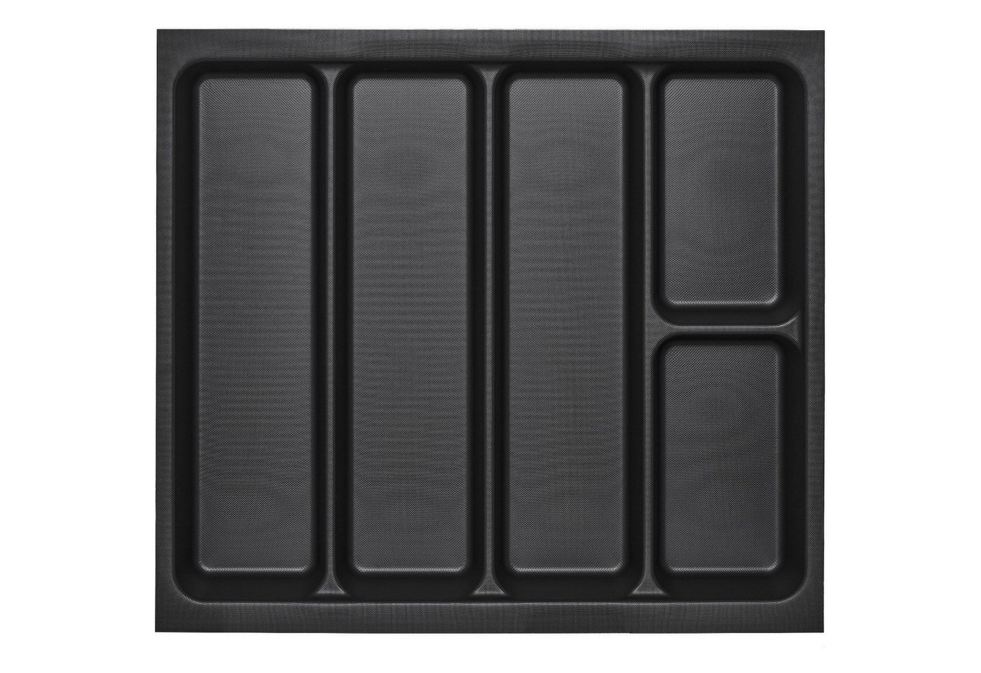 SO-TECH® Schubkasteneinsatz Orga-Box I für Optifit / blum Tandembox im 60er Schrank, Mehrzweckeinsatz 519 x 50 x 473 lavagrau Perlstruktur von SO-TECH®