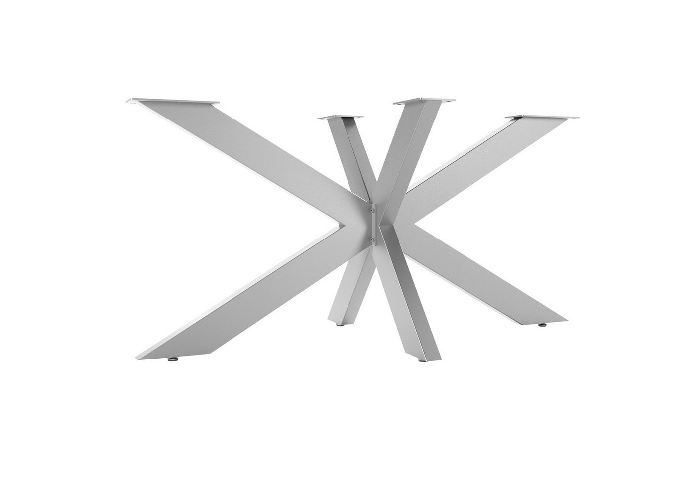SO-TECH® Tischgestell SPIDER Schwerlast Tischbeine Tischfüße, einfache Montage, für Esstisch, echt Edelstahl, H 710 x B 780 x L 1500 mm von SO-TECH®