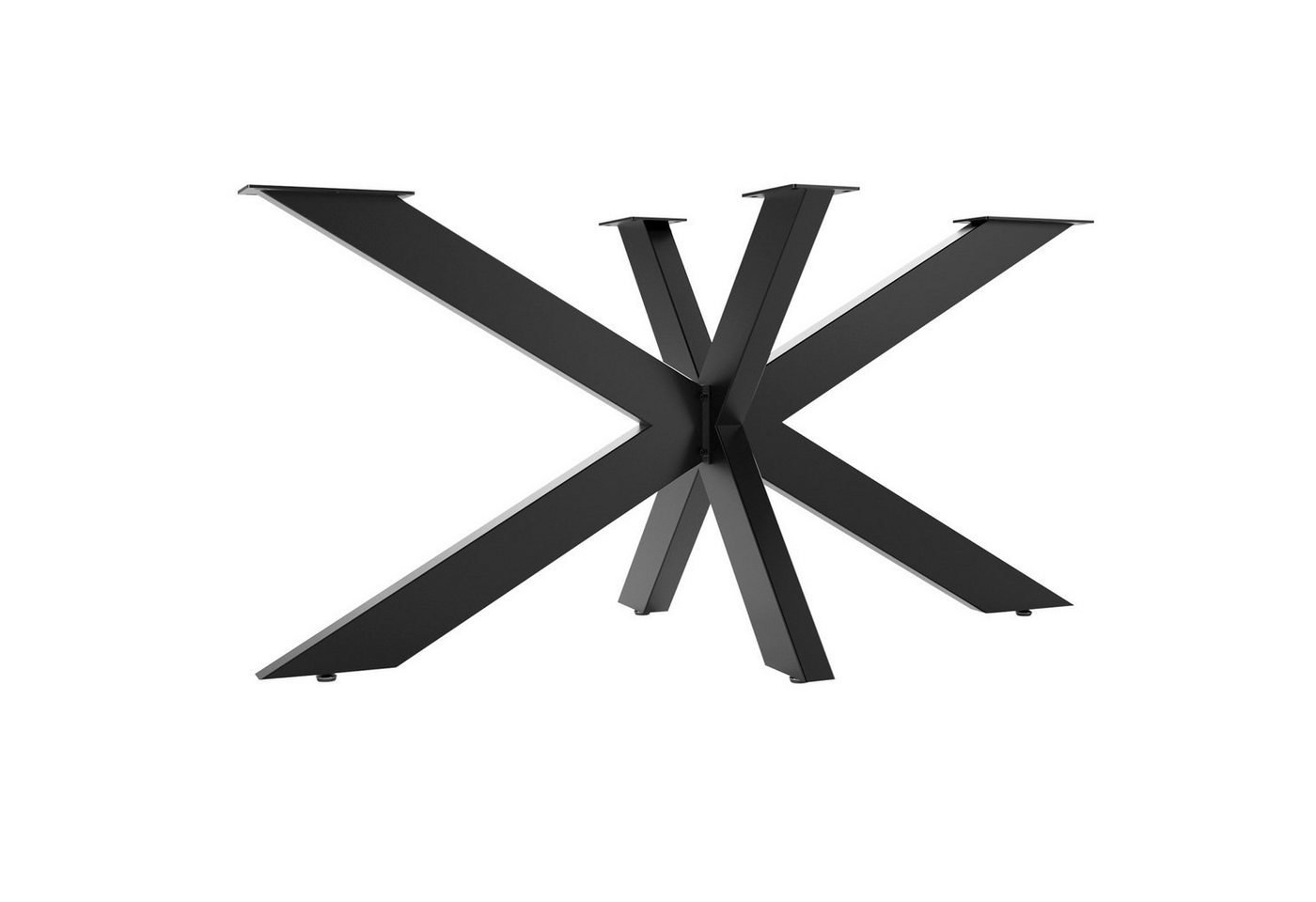 SO-TECH® Tischgestell SPIDER Schwerlast Tischbeine Tischfüße, einfache Montage, für Esstisch, schwarz, H 710 x B 780 x L 1500 mm von SO-TECH®