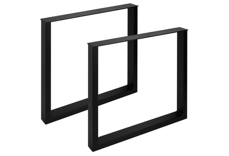 SO-TECH® Tischgestell TAB Stahl schwarz matt Profil 80 x 40 mm (2-St), bis Höhe: 720 mm und Tiefe: 800 mm von SO-TECH®