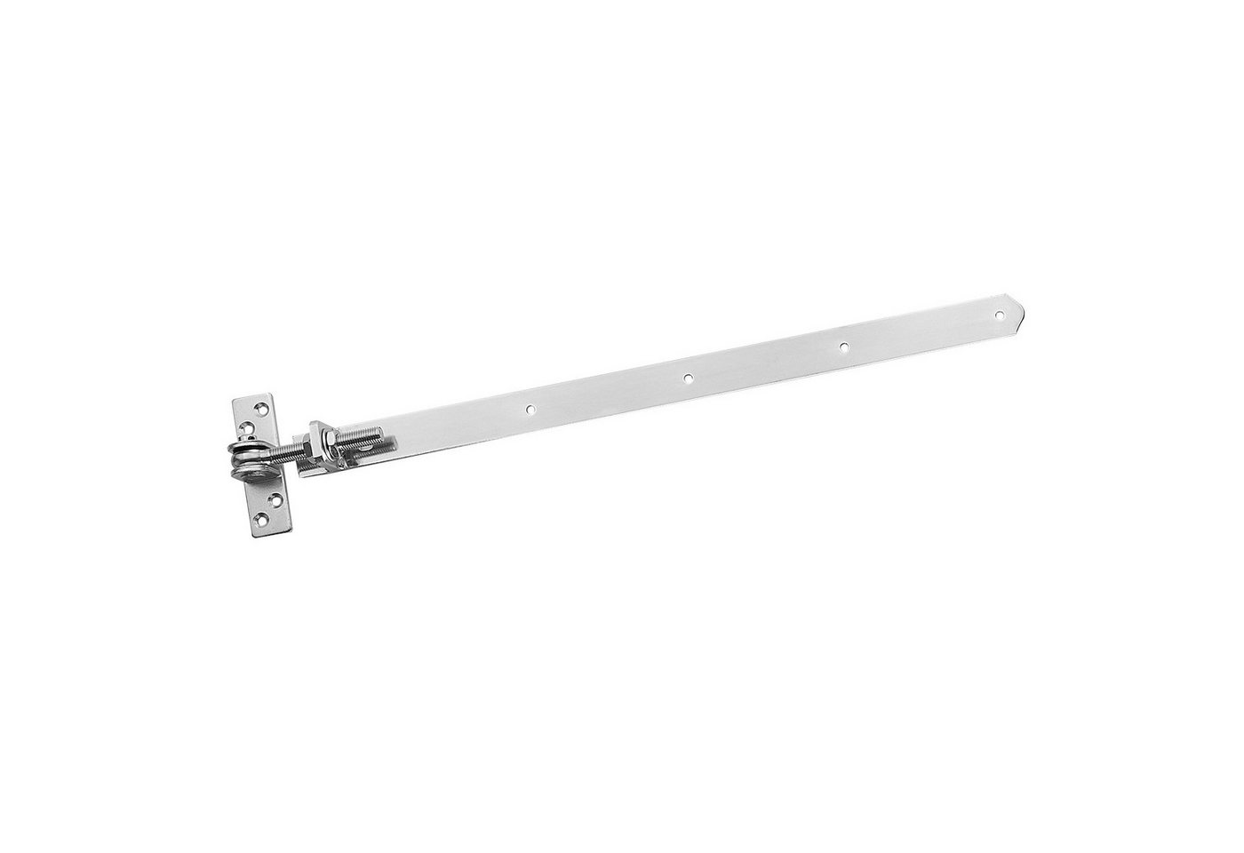 SO-TECH® Torbeschlag Gartentorscharnier verstellbar echt Edelstahl SS304 (1 St), M20-Gewinde von SO-TECH®