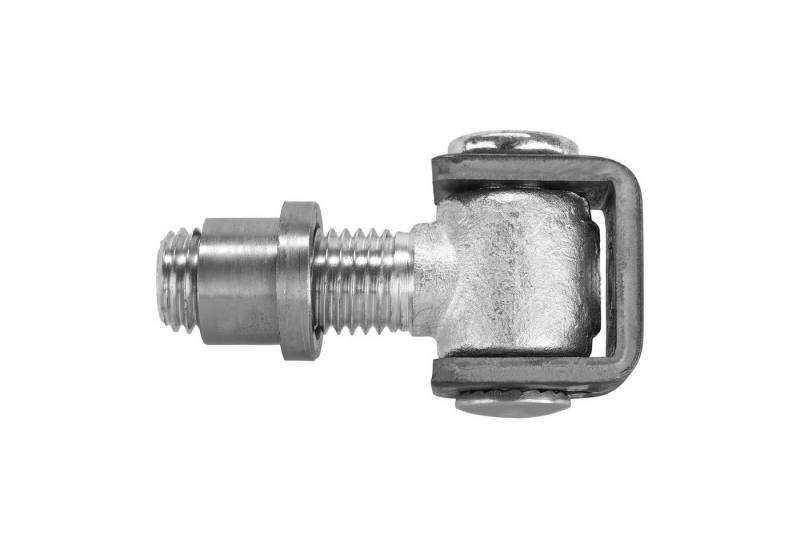 SO-TECH® Torbeschlag Torangel kurz verstellbar M16 - M24 (2 St), 180° Öffnungswinkel mit Einschweißmutter von SO-TECH®