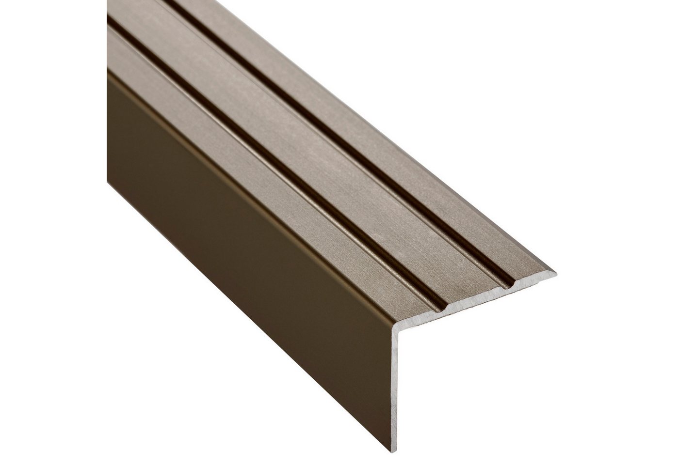 SO-TECH® Treppenkantenprofil Alu 1000 x 25 x 18 mm kürzbar selbstklebend leichte Montage (1-St) von SO-TECH®