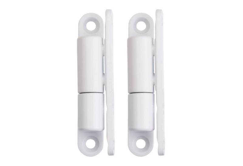 SO-TECH® Türbeschlag Renovierband Türband 15 x 83 mm Scharnier aus Stahl (2 St), für Innentüren zum Aufschrauben, weiß, 2 Stück von SO-TECH®