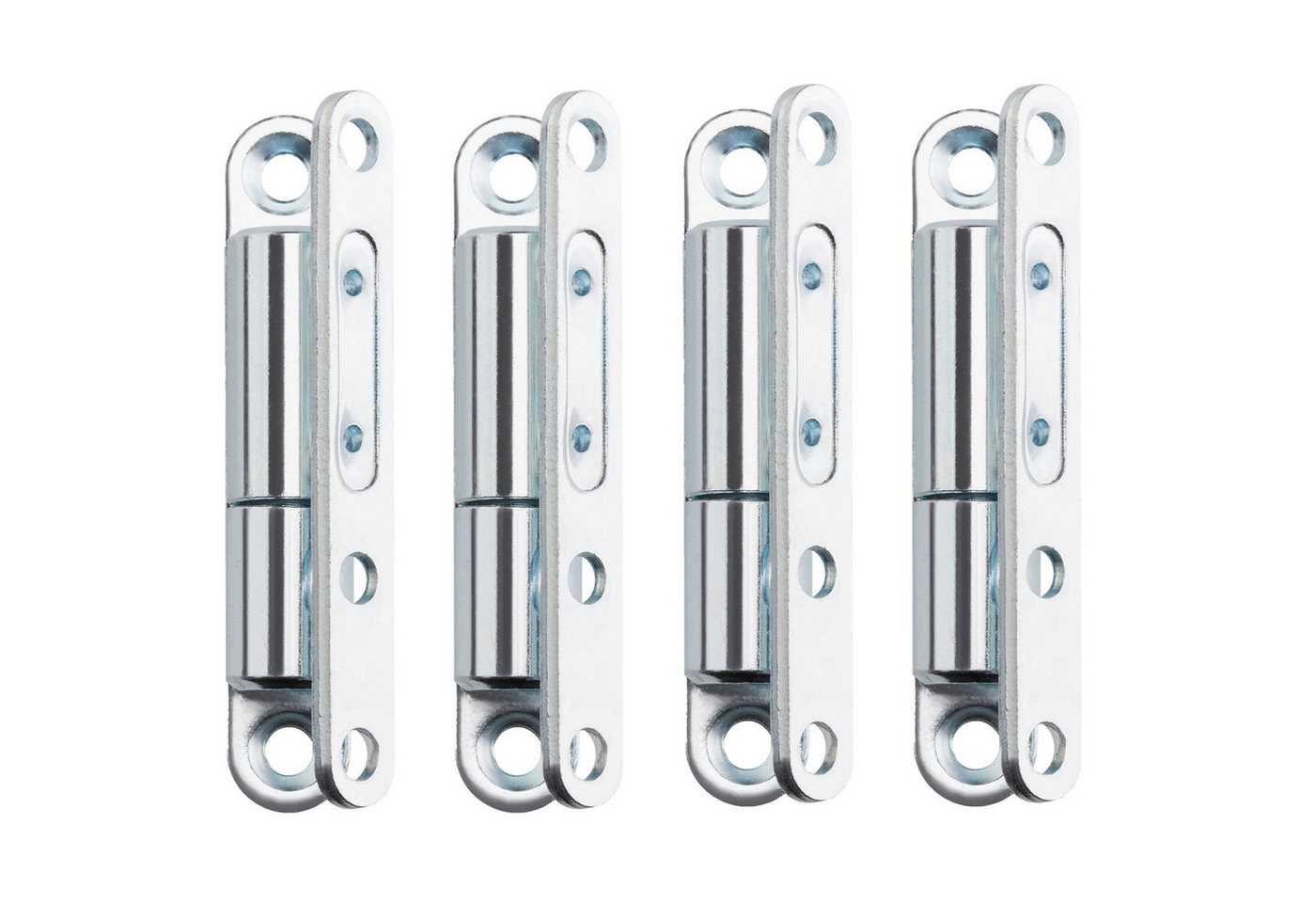 SO-TECH® Türbeschlag Renovierband Türband 15 x 83 mm Scharnier aus Stahl (4 St), für Innentüren zum Aufschrauben, verzinkt, 4 Stück von SO-TECH®
