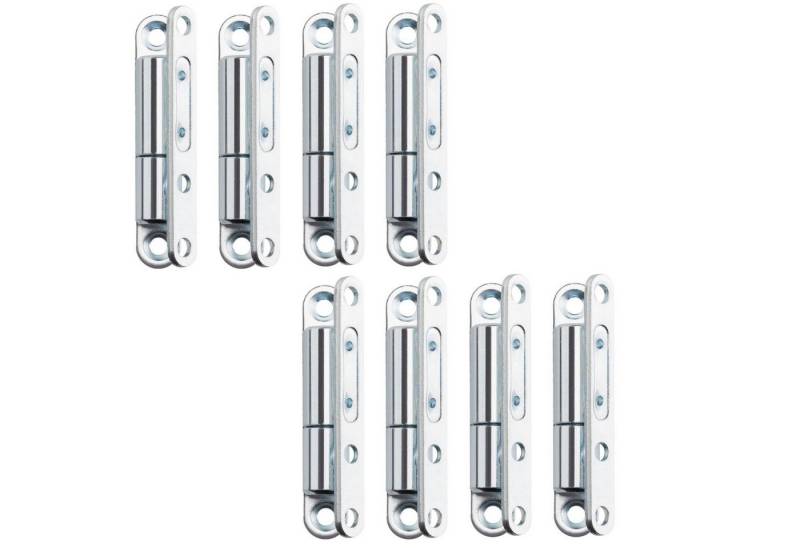 SO-TECH® Türbeschlag Renovierband Türband 15 x 83 mm Scharnier aus Stahl (8 St), für Innentüren zum Aufschrauben, verzinkt, 8 Stück von SO-TECH®