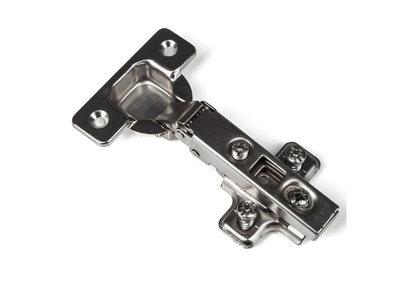 SO-TECH® Türbeschlag Topfband Scharnier T48 Eckanschlag 110° mit Schließautomatik, Topfband Automatikscharnier (Feder) von SO-TECH®