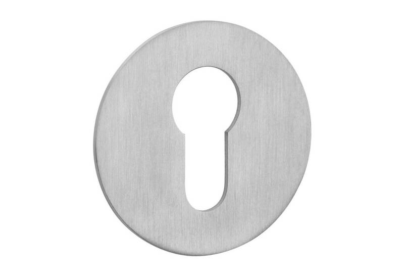 SO-TECH® Türbeschlag selbstklebende Edelstahl Tür-Rosetten mit 3M-VHB-Klebepad (1 St), PZ-Kleberosette rund Ø 55 mm satiniert von SO-TECH®