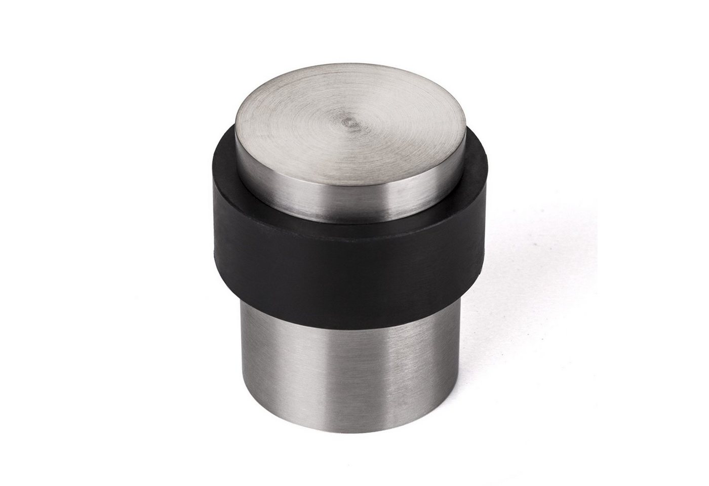 SO-TECH® Türstopper Thor Bodentürstopper Höhe 40 mm echt Edelstahl massiv (1 St), Durchmesser 30 / 36 mm, Edelstahl V2A gebürstet von SO-TECH®