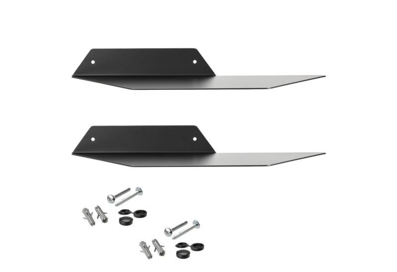 SO-TECH® Wandregal Design Wandboard HOVER 350 x 130 mm, 40 mm Höhe, Schwarz, 2er Set von SO-TECH®