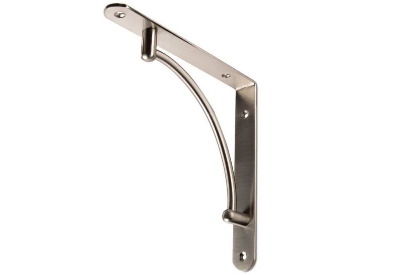 SO-TECH® Wandregalhalter Garderobenkonsole Regalkonsole RK03, 2-tlg., Edelstahloptik von SO-TECH®