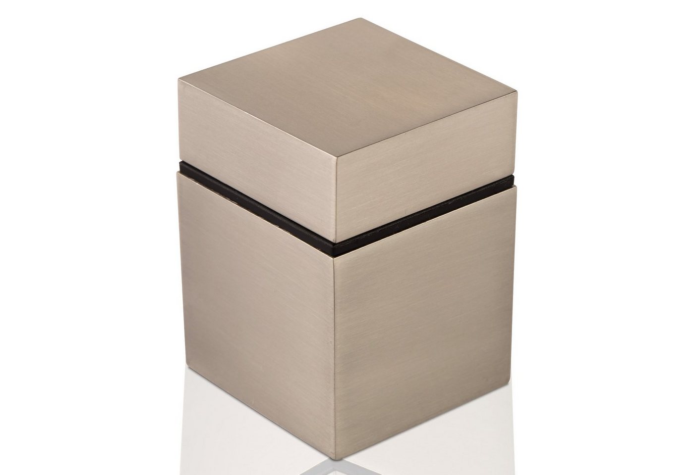 SO-TECH® Wandregalhalter Glasbodenträger CUBE 40 x 40 mm, 2-tlg., Edelstahloptik von SO-TECH®