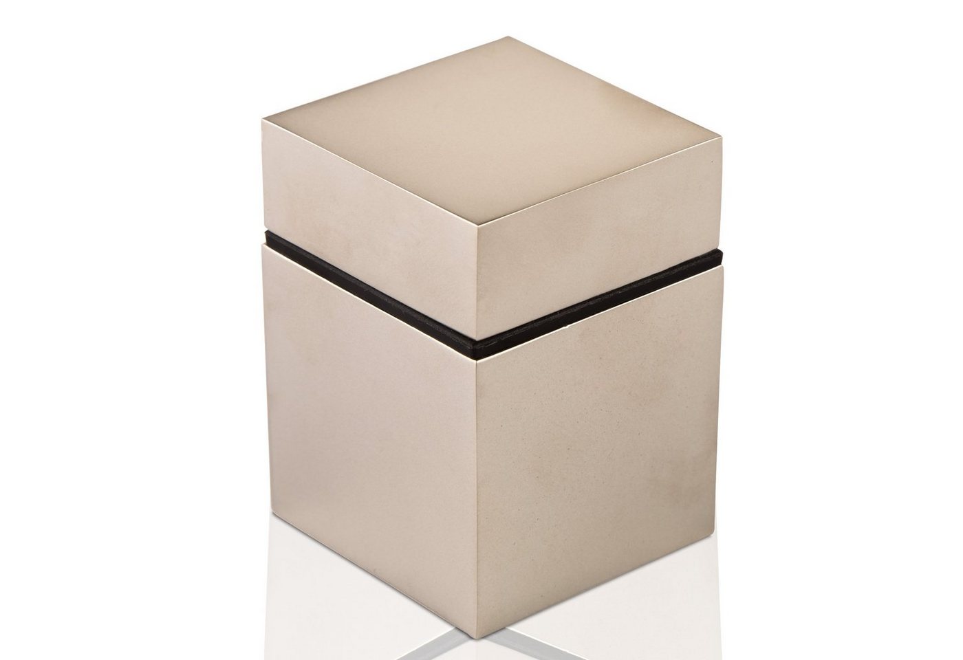 SO-TECH® Wandregalhalter Glasbodenträger CUBE 40 x 40 mm, 3-tlg., Edelstahloptik matt von SO-TECH®