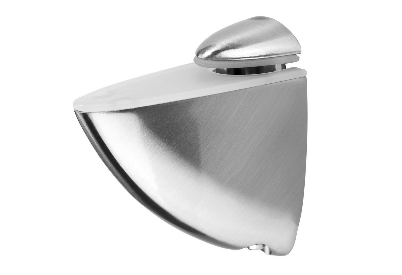 SO-TECH® Wandregalhalter Regalbodenträger Glasbodenträger PELIKAN Regalhalter Glasbodenhalter, Typ M Edelstahloptik von SO-TECH®