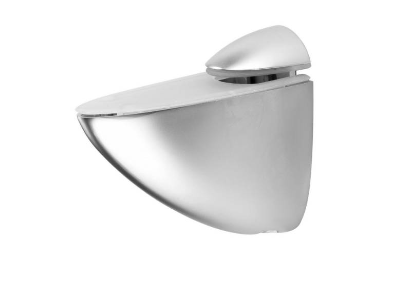 SO-TECH® Wandregalhalter Regalbodenträger Glasbodenträger PELIKAN Regalhalter Glasbodenhalter, Typ L Chrom matt von SO-TECH®