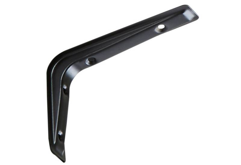 SO-TECH® Wandregalhalter Regalkonsole RK15 Regalwinkel Regalträger Wandkonsole, Regalhalterung schwarz 121 x 83 mm, 1 Stück von SO-TECH®