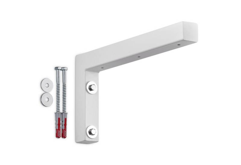 SO-TECH® Wandregalhalter Wandkonsole in L-Form robuste Regalkonsole zur Wandmontage, 1-tlg., 300 x 150 x 30 mm, Waschtischkonsole weiß matt von SO-TECH®