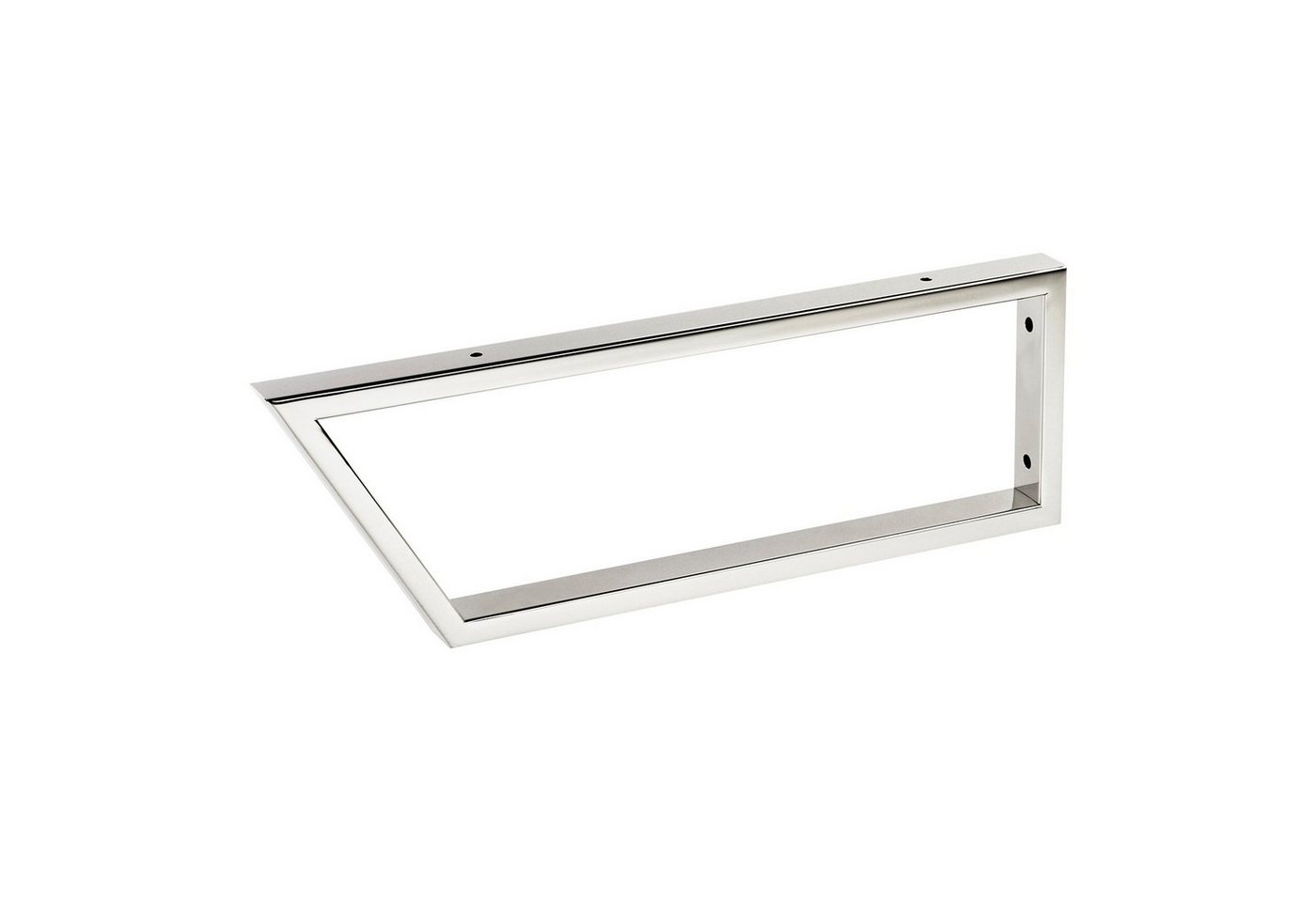 SO-TECH® Wandregalhalter Waschtischkonsole Wandkonsole, 1-tlg., TWK450 vorne schräg, 450 x 150 mm, Edelstahl poliert von SO-TECH®