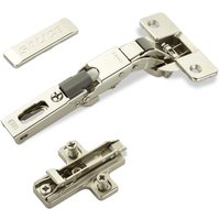 So-tech - 2 x Salice Universalscharniere 110° Bohrbild T48 mit Dämpfer für abgerundete, überfälzte und profilierte Türen mit Kreuz-Montageplatte Höhe von SO-TECH