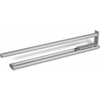 So-tech - 2er Pack - Handtuchhalter 1-armig lang Aluminiumoptik ausziehbar von SO-TECH