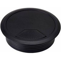 2er Pack - Kabeldurchlass Kunststoff ø 80 mm schwarz 2er Pack - Kabeldurchlass Kunststoff ø 80 mm schwarz von SO-TECH