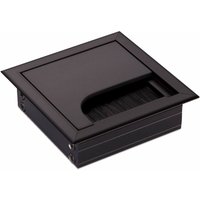 2er Pack - Kabeldurchlass Cavo Kabeldose eckig 80 x 80 mm schwarz eloxiert 2er Pack - Kabeldurchlass Cavo Kabeldose eckig 80 x 80 mm schwarz eloxiert von CAVO