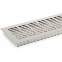 2er Pack - Lüftungsgitter Lochblech 500 x 102 mm Lochgitter Stegblech von SO-TECH